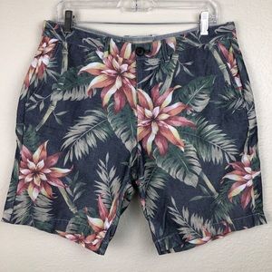 Nifty Genius Printed Cotton Chambray Short
